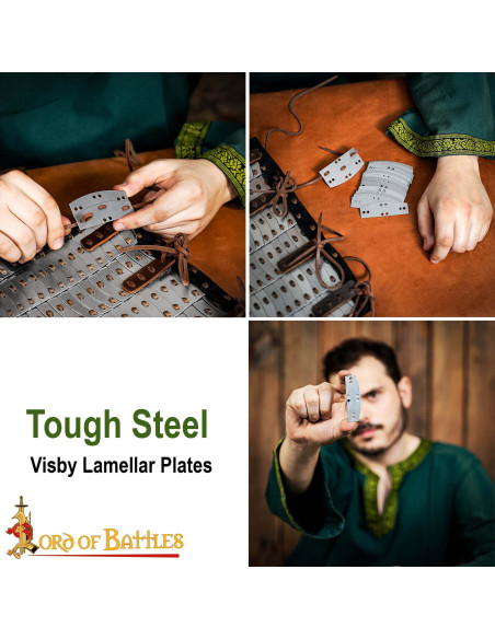 Pack of 100 steel plates for Visby...