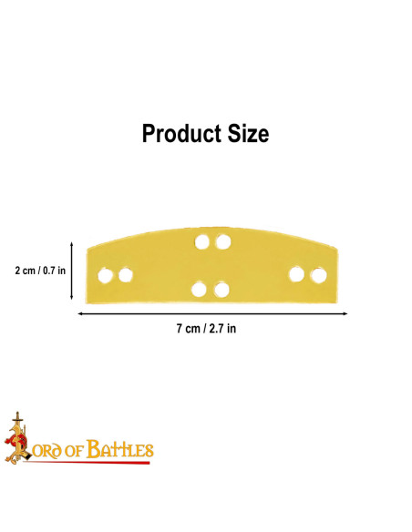 Pack of 20 brass plates for Visby...