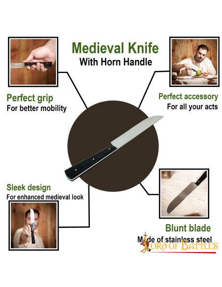 Medieval knife stainless steel...