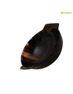 Medieval handmade horn bowl, polished finish 2