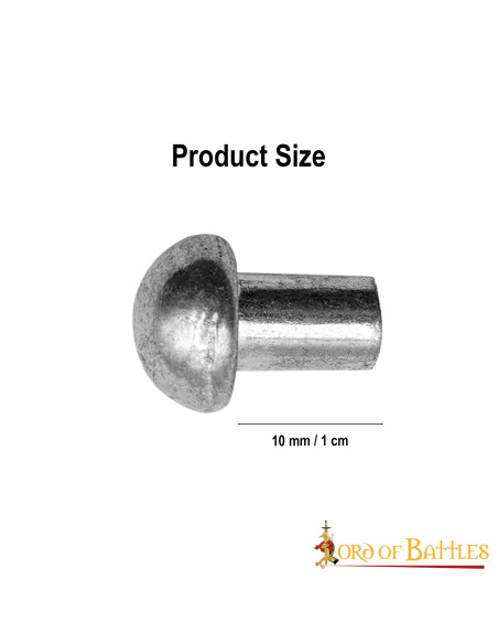 Pack of 100 mushroom head steel...