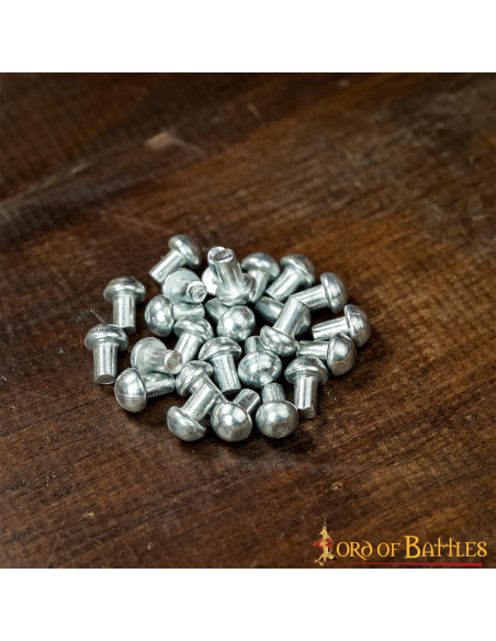 Pack of 100 mushroom head steel...