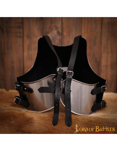 Medieval steel cuirass for armor,...