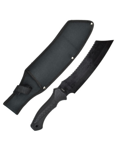 SCK brand knife with serrated edge, with sheath (39 cm.)