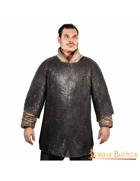 Mild steel chain mail, flat and...