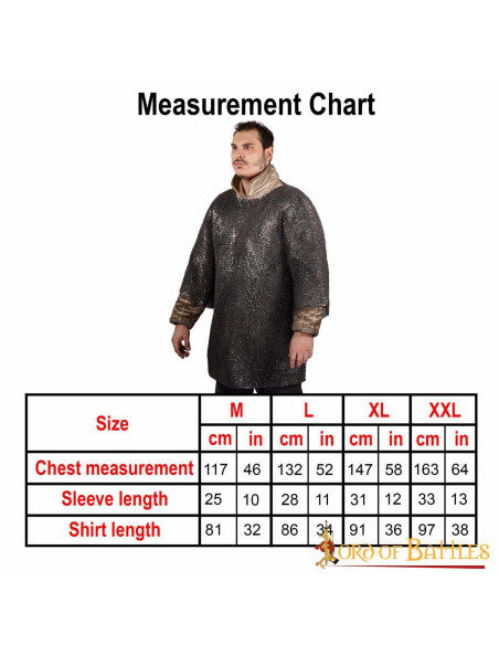 Mild steel chain mail, flat and...