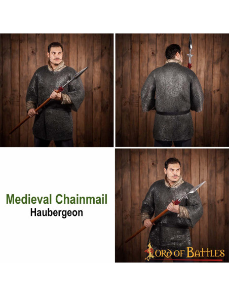 Mild steel chain mail, flat and...