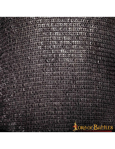 Mild steel chain mail, flat and...