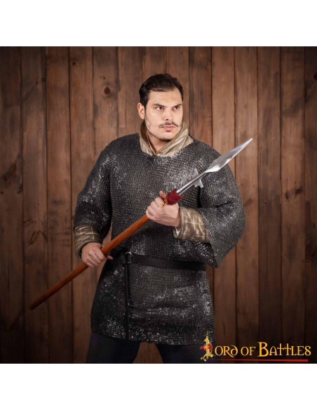 Mild steel chain mail, flat and...