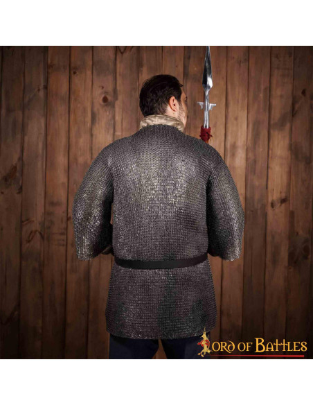 Mild steel chain mail, flat and...