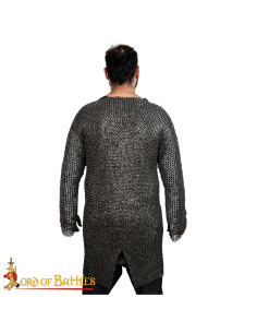 Stainless steel chain mail, riveted and riveted flat ring... 2