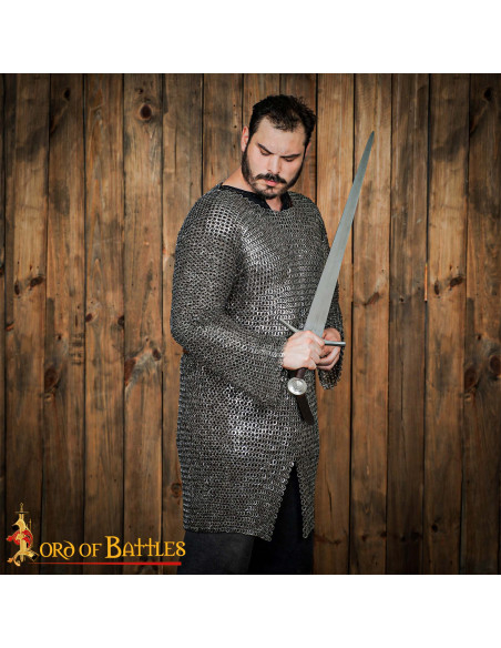 Stainless steel chain mail, riveted...