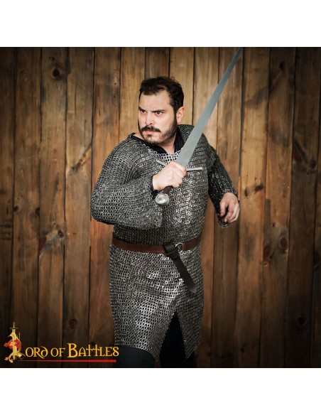 Stainless steel chain mail, riveted...