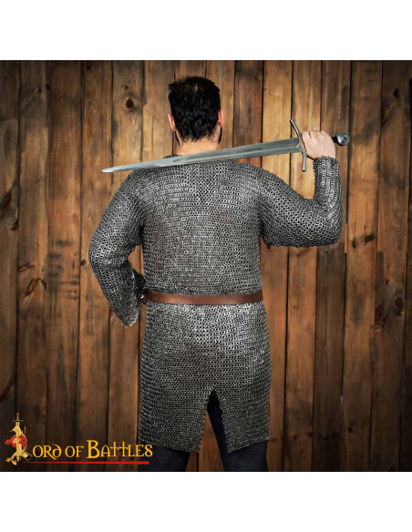 Stainless steel chain mail, riveted...