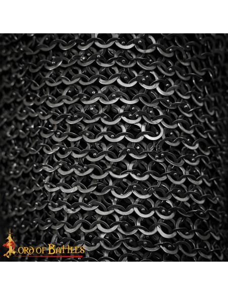 Stainless steel chain mail, riveted...