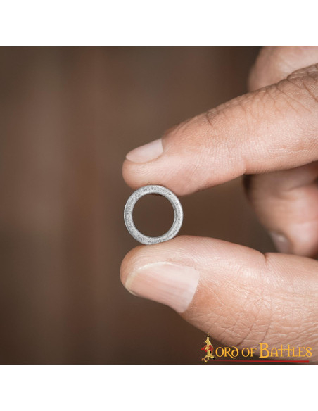 Polished Steel Solid Flat Rings, 9mm Polished Steel Solid Flat Rings, 9mm