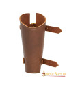 Medieval leather bracelet for archer, right hand
