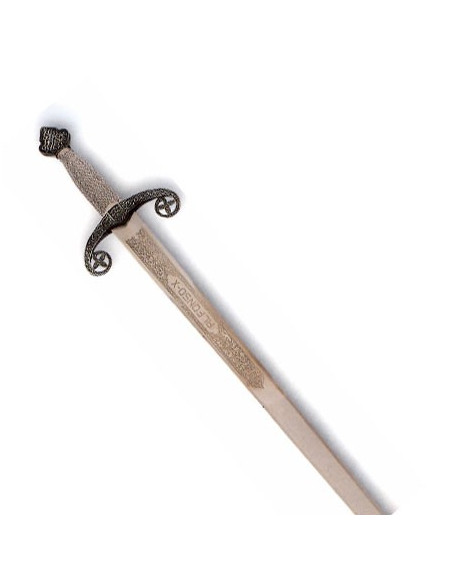 Alfonso X sword, rustic finish