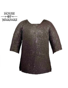 Haubergeon model mild steel chain mail (8 mm.)