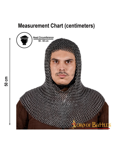 Steel chain mail executioner, flat... Steel chain mail executioner, flat...
