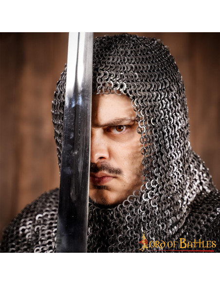 Steel chain mail executioner, flat... Steel chain mail executioner, flat...