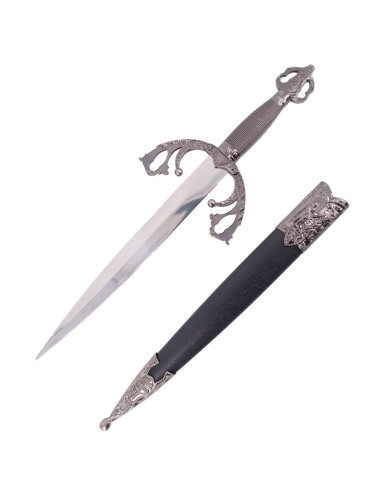 Medieval dagger Tizona del Cid, with sheath