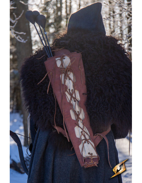 Imperal Quiver Leather Quiver - Brown