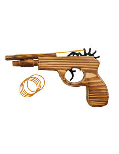 Wooden gun for children (21 cm.)
