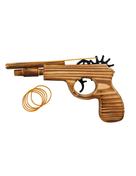 Wooden gun for children (21 cm.)
