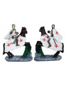 Templar Knight on horseback with mace (12 cm.)