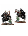 Knight Hospitaller on horseback with medieval mace (20 cm.)