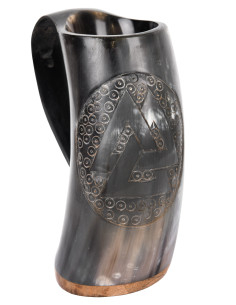 Viking Valknut horn jug num.2 (550-850 ml.)