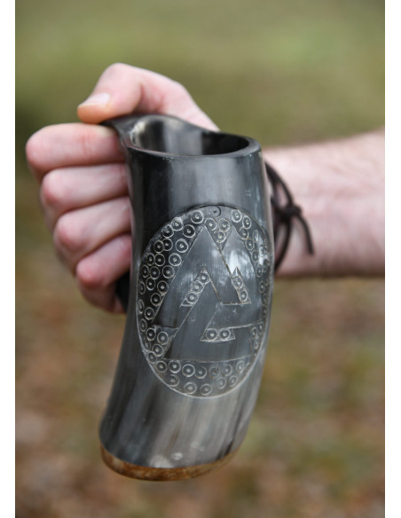 Viking Valknut horn jug num.2...