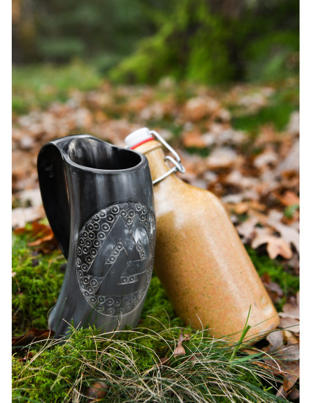 Viking Valknut horn jug num.2...
