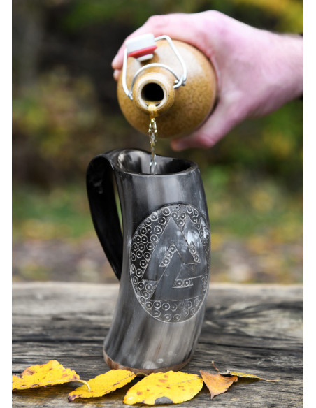 Viking Valknut horn jug num.2...