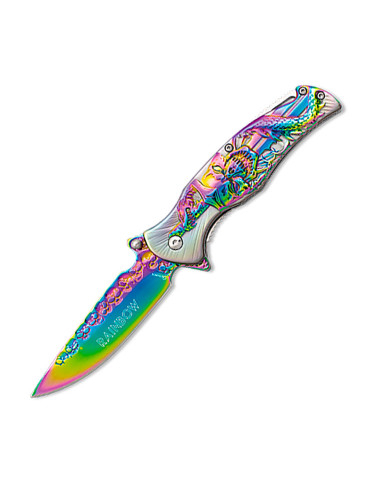 Albainox bicolor Rainbow pocket knife (20.50 cm.)