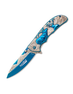 RainBlue bicolor deer knife (21 cm.)