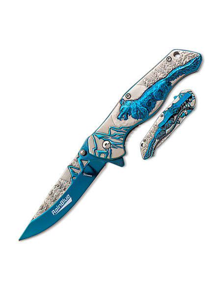 RainBlue two-tone wolf knife (21 cm.)