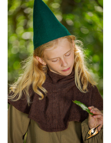 Fantasy Gnome hat, green wool