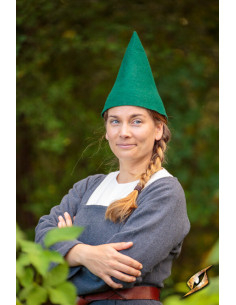 Fantasy Gnome hat, green wool