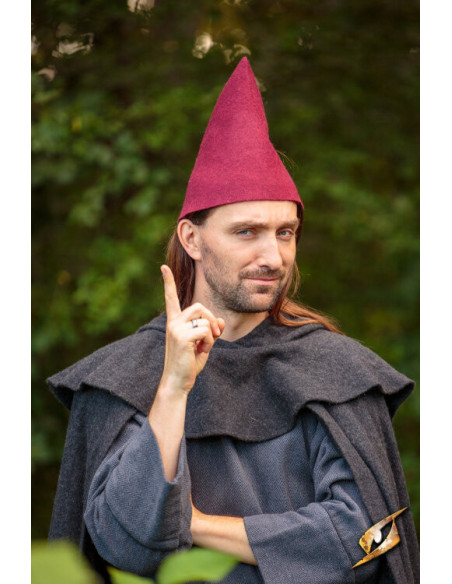 Fantasy Gnome hat, red wool