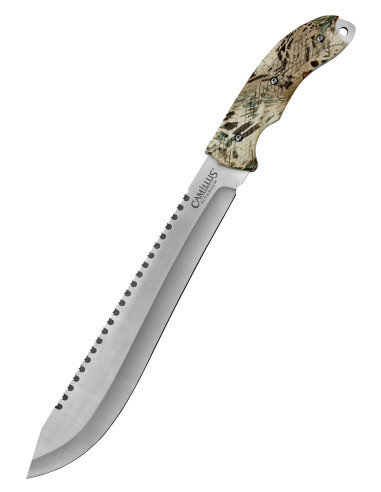 Camillus cane cutter machete HIDE model, with sheath