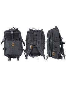 Barbaric laser cut tactical backpack 38L, black