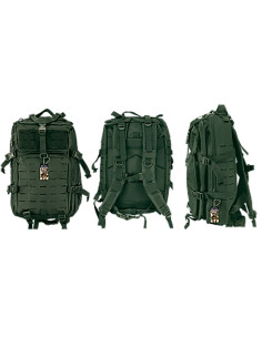 Barbaric laser cut tactical backpack 38L, green