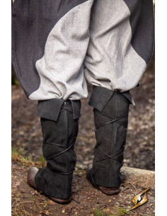 Medieval Leggings of Theoderic Savages, black 2