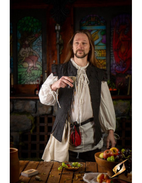 Medieval shirt Crinkle model, white