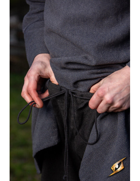 Viking wool pants Ull Rus model, black