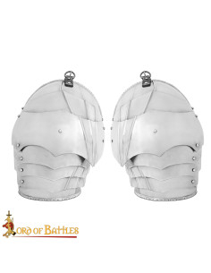 Gothic-medieval armor scale shoulder pads