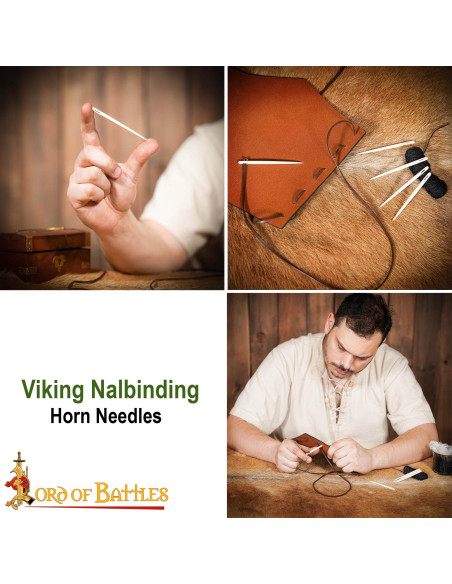 Needle for medieval embroidery in...