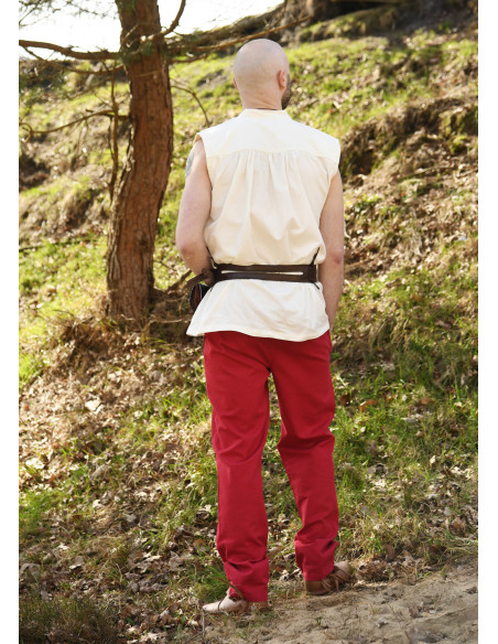 Basic medieval pants Hagen model, red